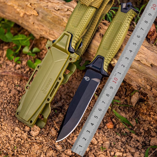 【BG戈博】户外刀贝尔二代战术荒野多功能野外丛林砍柴生存刀