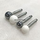 30mm 25mm 经济型钨钢标准球 不锈钢细杆陶瓷校正器M8牙直径20mm