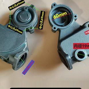 水泵配件全自动家用增压自吸泵空调泵头180w GA135银象铸铁泵体