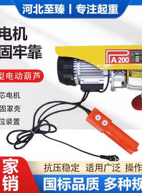 供应电动葫芦PA200 家用起重小吊机提升机220V微型电动葫芦