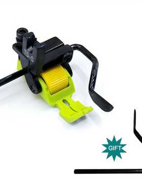 T5-S 黄色底板滚轮压脚带配件 万能多用途平车工业缝纫机压脚