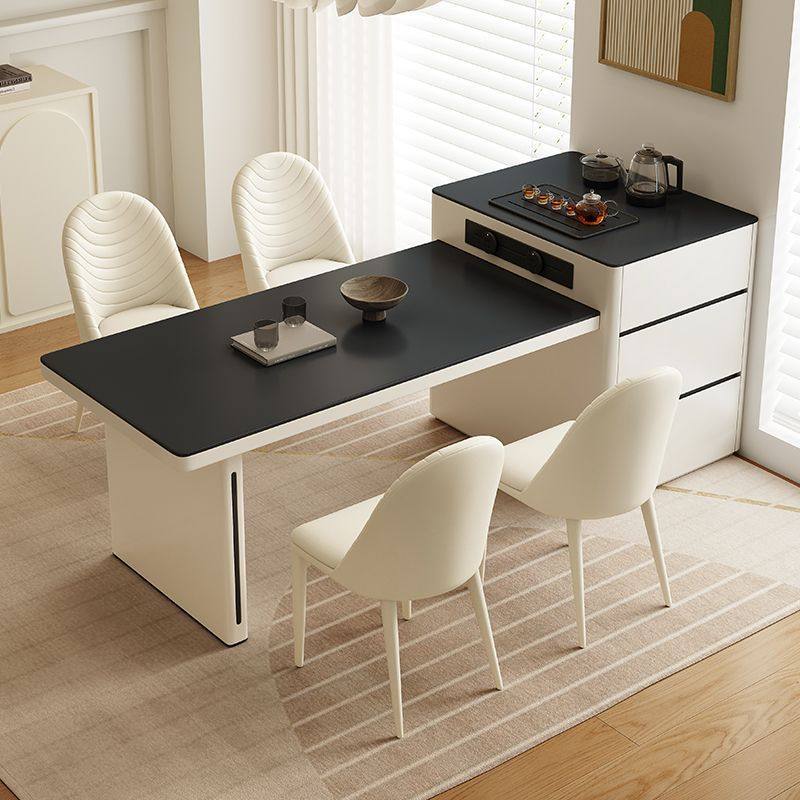 初屋简约岛台茶台烧水壶一体桌可伸缩储物客厅家具岩板餐桌茶桌椅,住宅家具,家用茶台/茶桌,淘宝优惠券,粉丝福利购,淘宝优惠卷