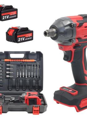 21VF红色双用扳手电动扳手锂电充电冲击汽车修脚手架子工木工320N