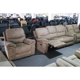 睿客临单身公寓办公家用功能白色耐磨皮沙发安吉椅出口外贸027