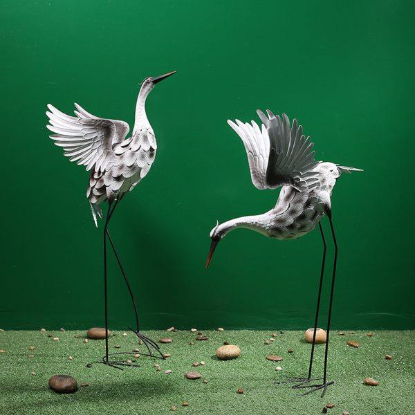 新中式户外仙鹤落地大摆件别墅花园庭院园林景观售楼水池造景装饰,家居饰品,户外/庭院摆件,淘宝优惠券,粉丝福利购,淘宝优惠卷