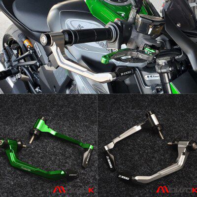 MOWOK适用川崎Z1000 Z900 ER6N ZX6R10R改装刹车牛角护手离合护杠