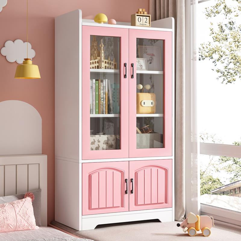 书架置物架家用客厅落地储物格子收纳储物柜儿童卧室飘窗柜小锦标