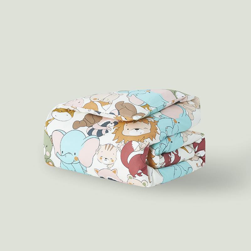 备卡通60支长绒棉被套全棉印花儿童幼儿园1.2*1.5小被套床上用品