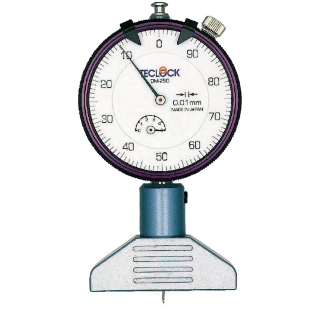 得乐TECLOCK深度指示表小量程型指针式深度计DM-250