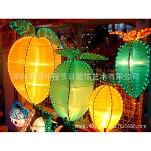 泰国工艺园林花灯用品/大型户外场景美陈/广告策划/气氛布置/