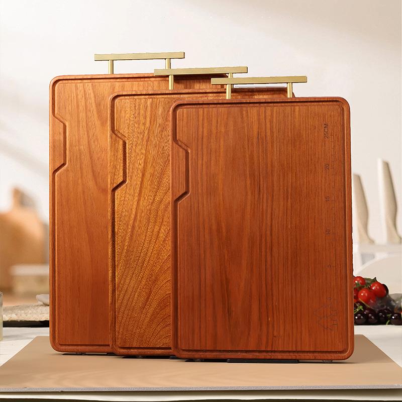 南美花梨木整木菜板双面家用砧板实木切菜板厨房案板不易发霉开裂