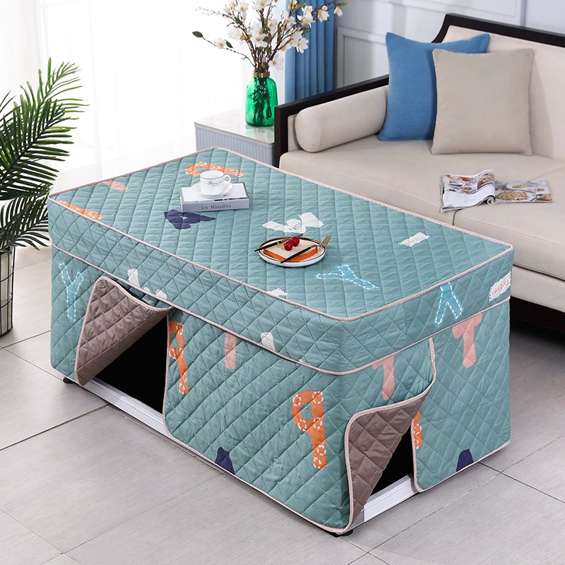 优选款冬季加厚电炉罩套q烤火桌被电暖桌布长方形升降X茶几电暖炉