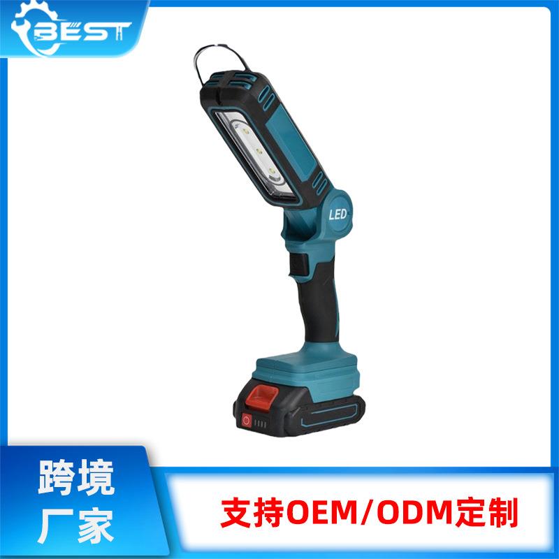 车载户外露营灯锂电充电式电灯LED灯头便携式维修灯照明灯电筒