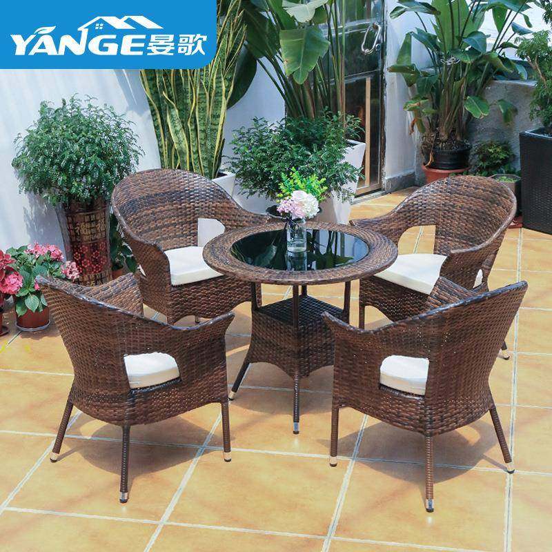 户外桌椅庭院藤椅茶几三五件套藤编桌椅休闲露天阳台花园藤桌椅,商业/办公家具,商用藤编家具,淘宝优惠券,粉丝福利购,淘宝优惠卷