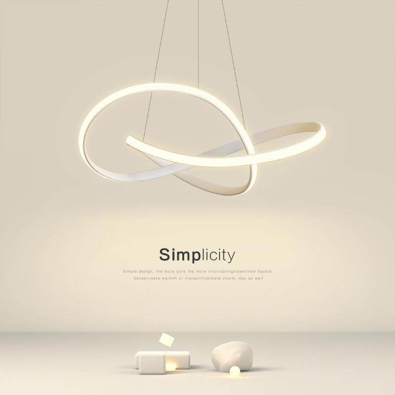 广东中山灯具现代简约线条客厅卧室灯饰办公室全光谱护眼餐厅吊灯,家装灯饰光源,智能吊灯,淘宝优惠券,粉丝福利购,淘宝优惠卷
