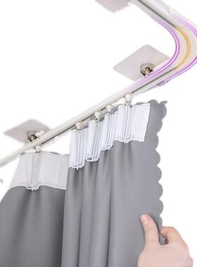 UG73u型轨道免打孔床帘强遮光学生宿舍上铺寝室天花板粘贴到顶滑