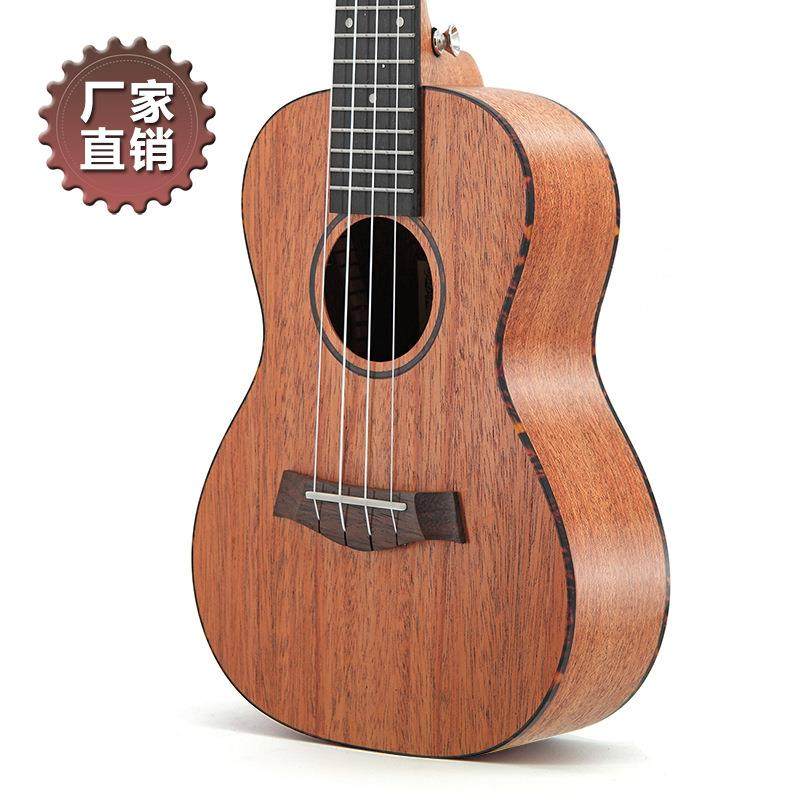 23寸桃花心芯单板尤克里里面单ukulele乌克丽丽四弦琴小吉他