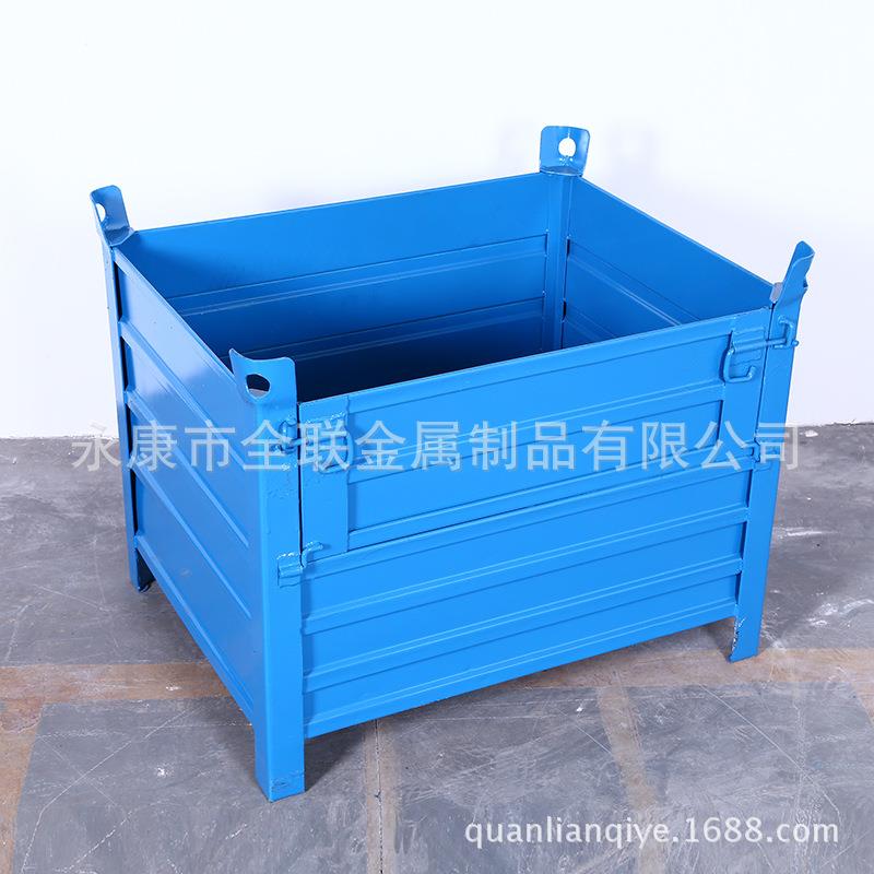 金属周转箱温州制造金属物料箱现货物流钢制周转箱