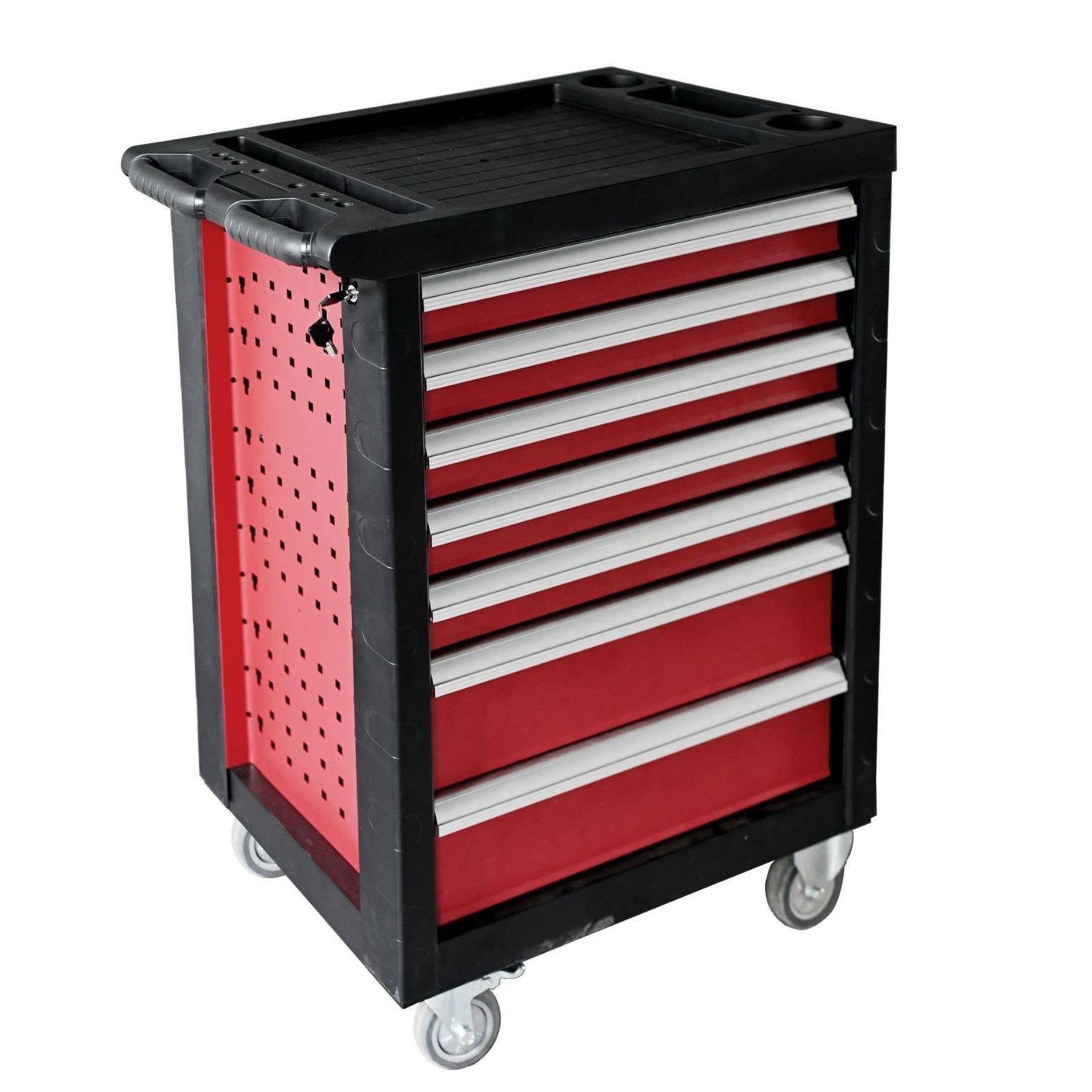 五金汽修工具车七抽多功能手推车车间加厚抽屉重型工具柜