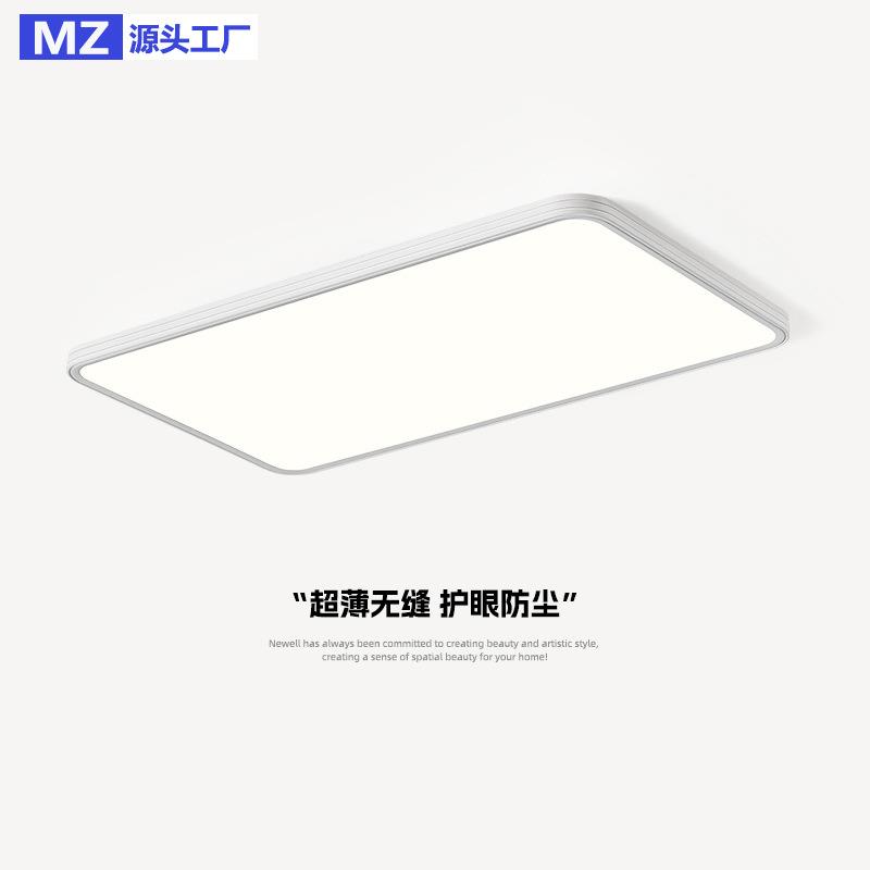 无缝隙高亮护眼客厅灯全光谱led吸顶灯简约现代全屋套餐中山灯具