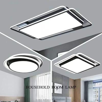 北欧网红客厅灯一米长灯简约大气变光吸顶灯无极遥控调光主卧圆灯