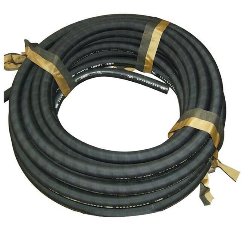 高压橡胶管钢丝蒸汽清洗管耐温钢编蒸汽软管夹布胶管液压油管