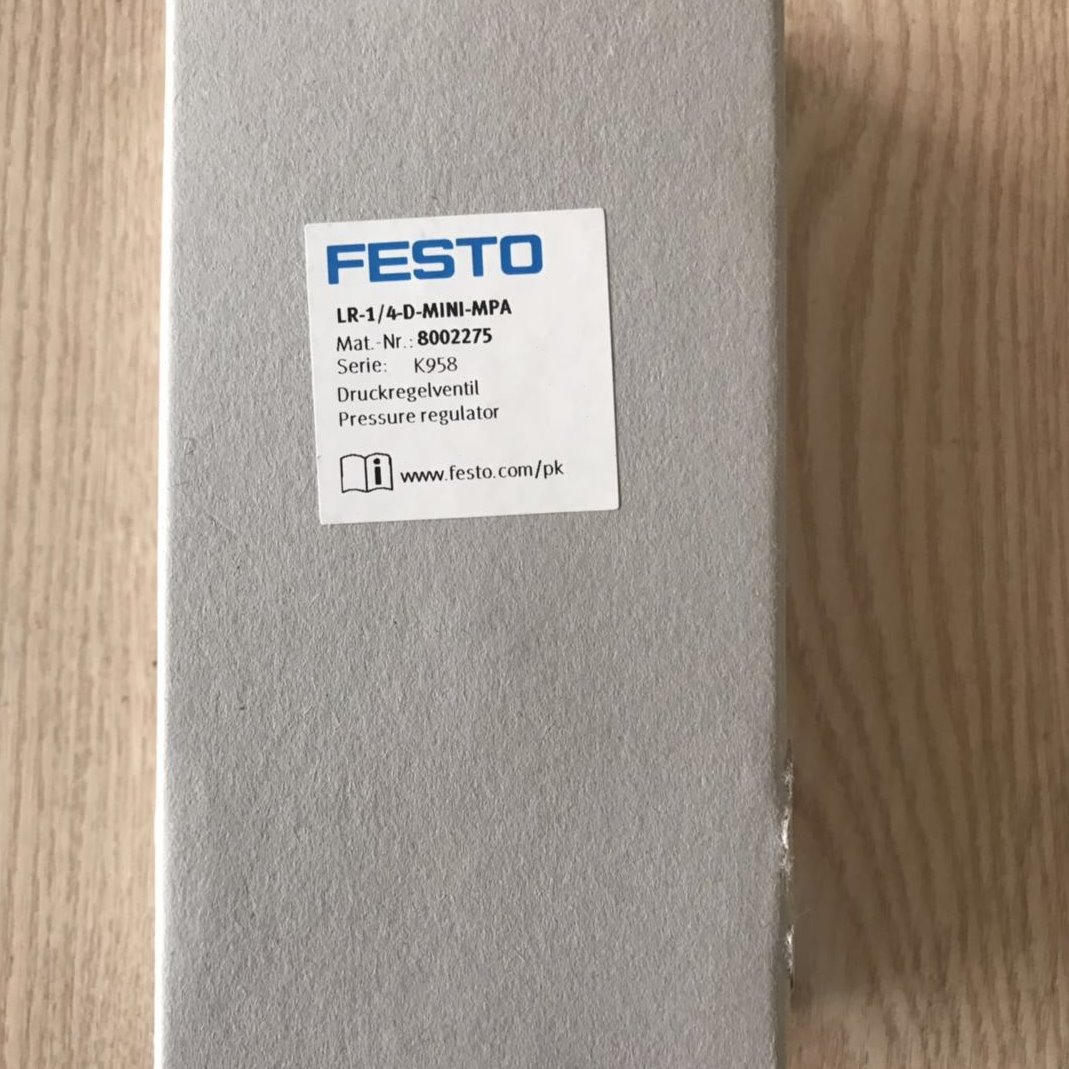 现货销售德国FESTO 减压阀 LR-1/8-D-MINI-MPA 8002274 8002275
