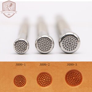 J099-3/J099-2/J099-1 群花心印花工具 众将不锈钢皮雕工具