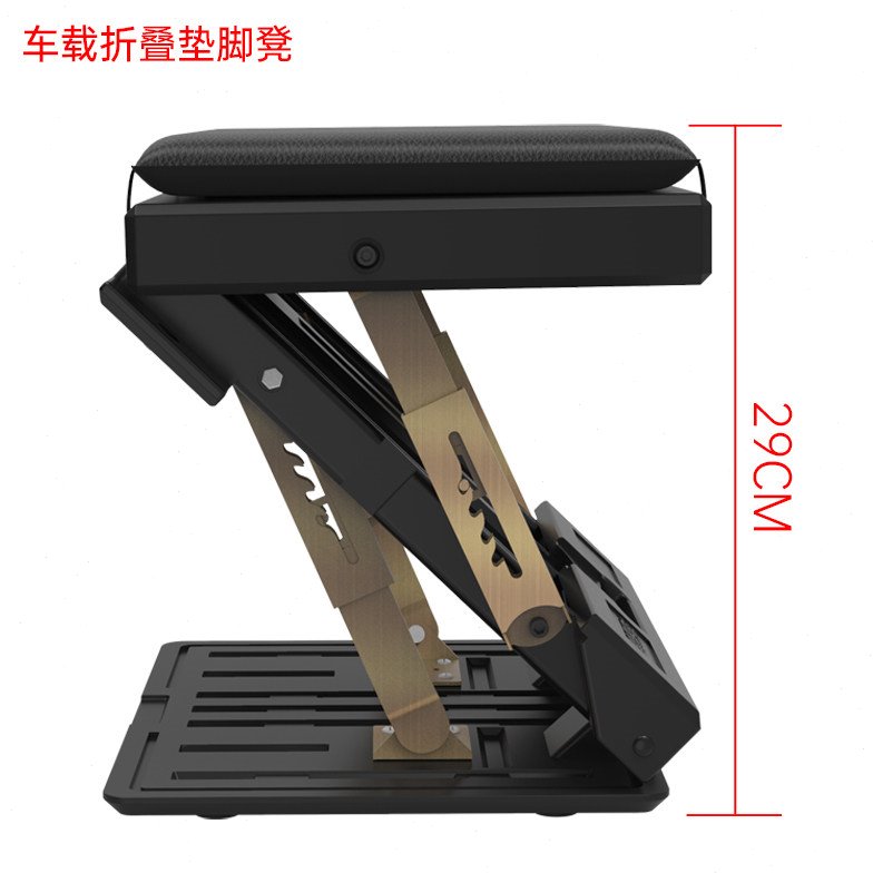 儿童汽车安全座椅脚踏板副驾驶后排休息腿托可折叠车载放脚搁脚凳