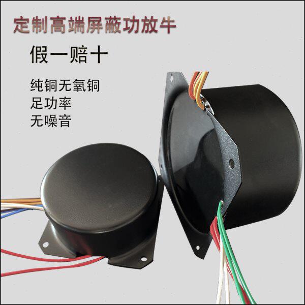电压可定做30-650W加屏蔽罩灌胶功放隔离环形变压器 高端环牛无噪