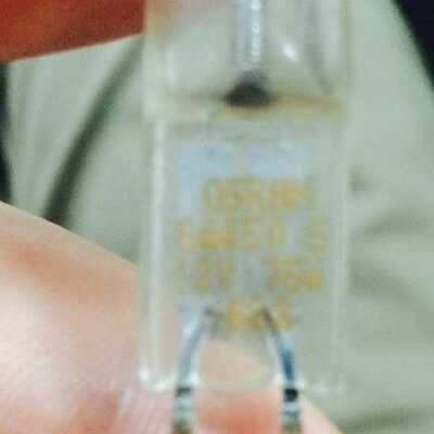 OSRAM 12V75W灯珠2针插脚12V灯珠电珠灯泡12V-75W灯泡灯珠