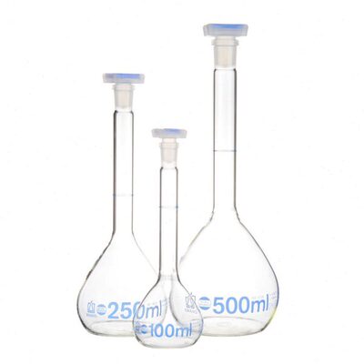 BRAND普兰德玻璃容量瓶A级透明/50/100/250/500/1000ml带证书进口