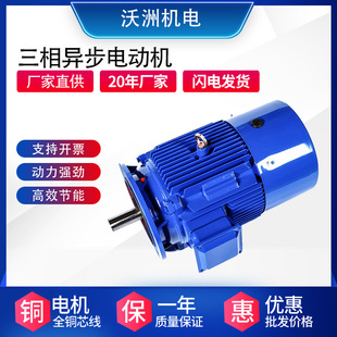 三相异步电动机2极6极YE3高效率三相电机37/45/75KW三相异步电机