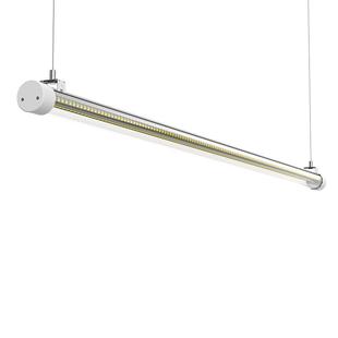 1.5M40W圆形LED线条灯吊线灯吸顶安装 对接办公照明灯线吸顶条形