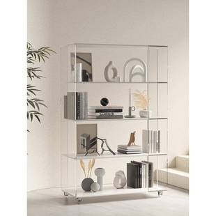 A9L旋转书架家用客厅可移动儿童绘本架置物架多层简易落地书柜收