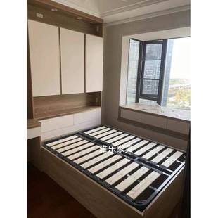 7L8K榻榻米气动排骨架 皮床储物气动液压床架侧翻升降实 液压床架