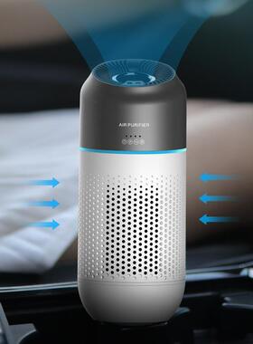 2020新款PM2.5除甲醛感应式USB负离子车载空气净化器