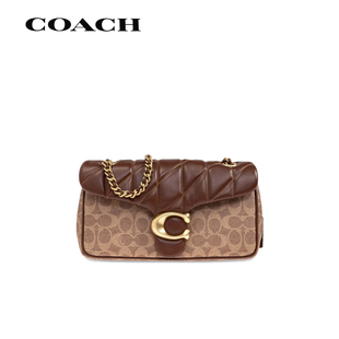 经典 潮流C扣磁扣斜挎链条包CY815 蔻驰女士单肩包Tabby COACH