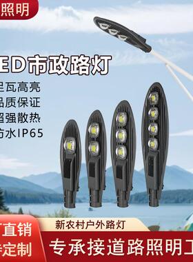 跨境厂家100w市政工程路灯led超亮6米路灯小区道路照明宝剑路灯