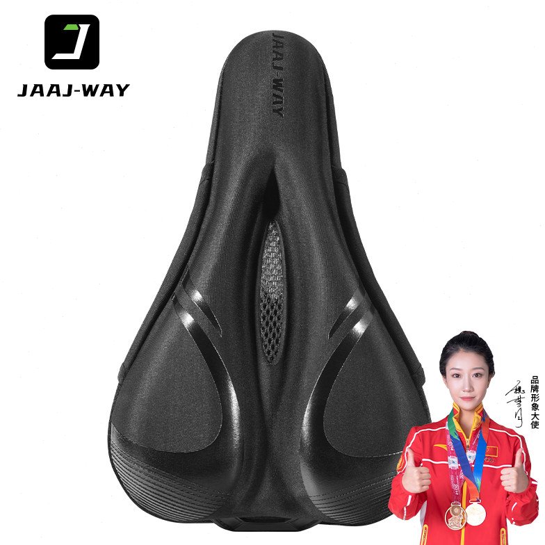 自行车坐垫套快拆加厚硅胶中空超软座套男女山地单车座垫骑行配件
