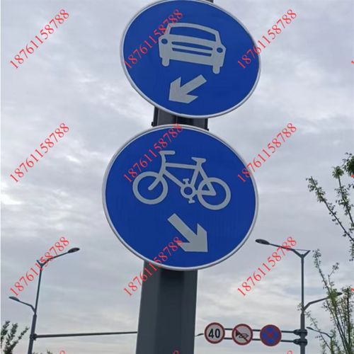 舜邦抱箍卡子卡槽标识牌F型共杆E交通标志牌型八角杆定制八棱杆