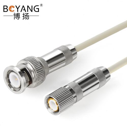 博扬2M跳线BNC-L9 2M兆E1接头成品跳线syv-75-2-1同轴电缆DDF20米