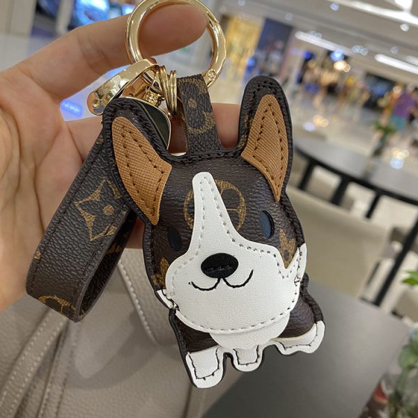 LV&GEDETE 创意可爱钥匙扣挂件网红潮流时尚汽车钥匙链女背包挂饰