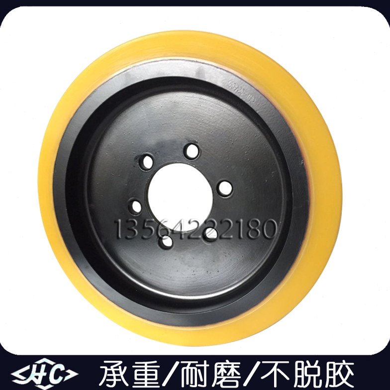 杭州叉车CQD20RH电动叉车轮343X135驱动轮主动轮后轮大轮转向轮