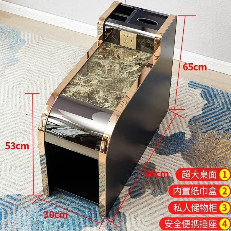足疗沙发茶几边角带经济型桑拿按摩浴场柜小足浴洗脚美甲美容中间