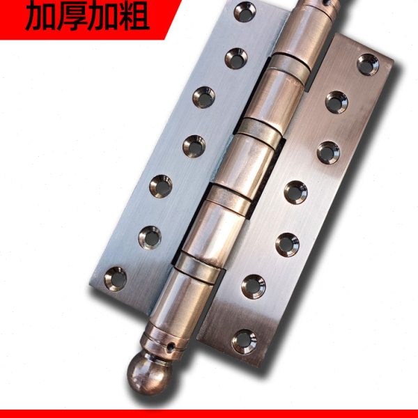 铜门大合页10寸不锈钢加厚铰链平开折叠红古铜重型门庭院门配件