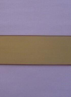 光学黄色玻璃钢化JB420 金波滤光片420nm后通过 前截止150*50*2mm