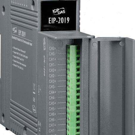 泓格EIP-2019/s   EtherNet/IP 8路热电偶輸入模組含CN-1824板