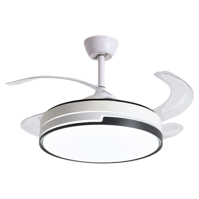 风扇灯2025新款家用客厅餐厅吊扇灯卧室电扇吊灯T一体带电风扇的