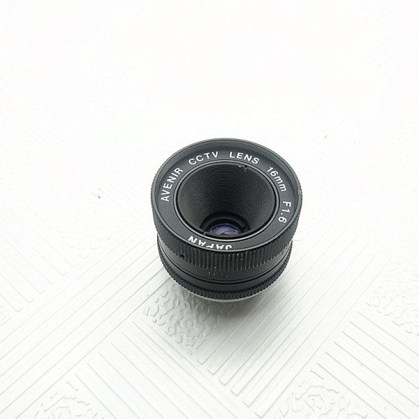 AVENIR CCTV LENS 16MM F1.6工业视觉镜头成像清晰镜片干净C口